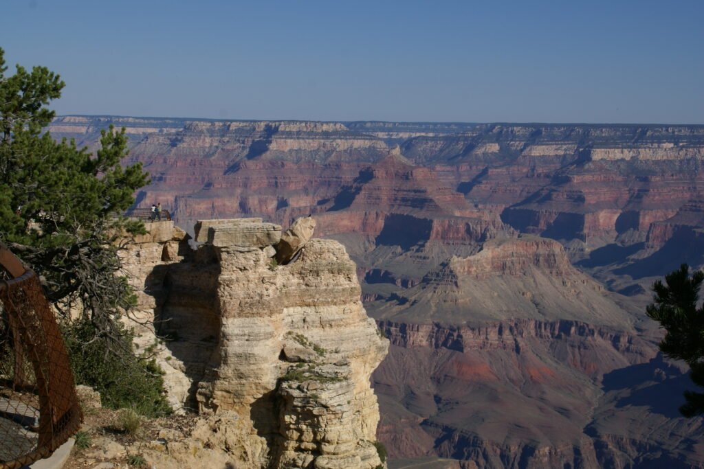 Le Grand Canyon depuis Mather Point, sur la rive Sud du parc national